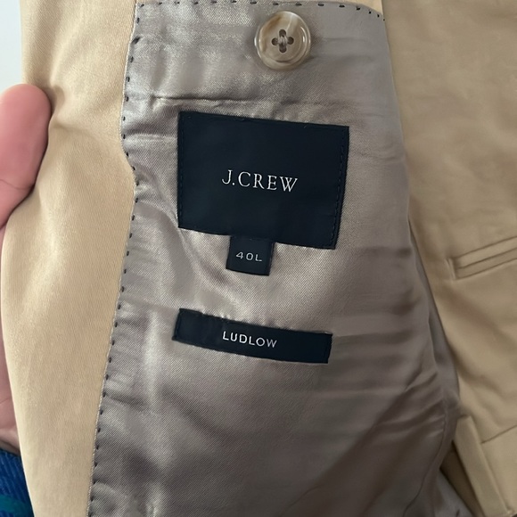 J.Crew ludlow khaki suit. - Picture 2 of 9